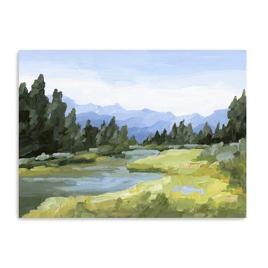 Lumaprints Canadian Rockies Banff National Park Mountain Canvas Giclée Art